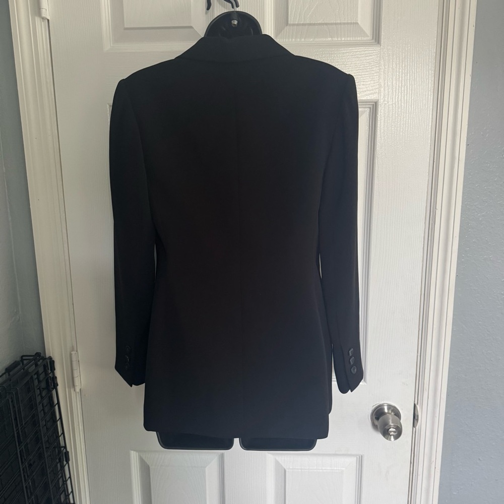 Vintage Kasper Classic Black Women's Blazer - Size 6P - Picture 3 of 4